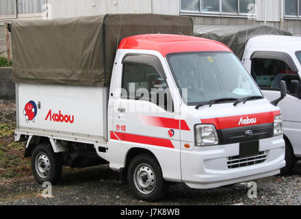 2005 2009 Subaru Sambar Truck Akabou Banque D'Images