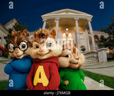 ALVIN ET LES CHIPMUNKS (2007) TIM HILL (DIR) 20E SIÈCLE COLLECTION FOX/MOVIESTORE LTD Banque D'Images