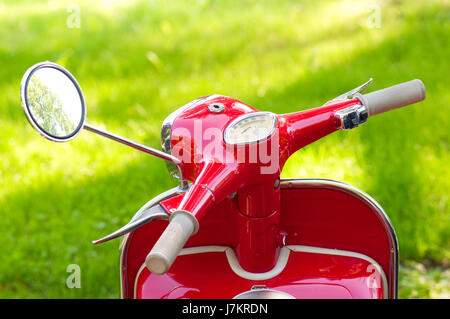 L'Italie, le scooter Vespa Super Sport 1960, guidon Banque D'Images