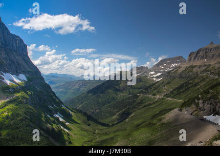 Hidden Lake / Lac glacier / Montana / paysage Banque D'Images