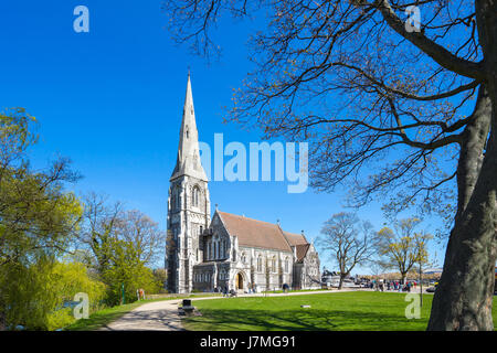 L'église St Alban de Copenhague, Danemark ville. Banque D'Images