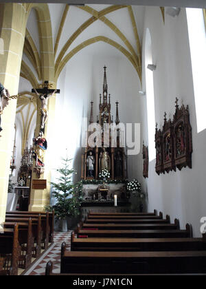 Ce titre fait référence à une image prise le 24 décembre 2012 de l'église Wolfsbach, capturant probablement son architecture ou son cadre religieux lors d'un événement spécifique. Banque D'Images