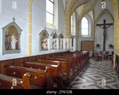 2012.12.24 05 Kirche Aschbach Banque D'Images