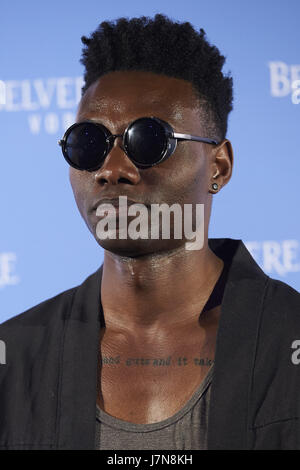 Madrid, Madrid, Espagne. 25 mai, 2017. Olugbenga Adelekan assiste à la vodka Belvedere Théâtre Pavon à parti le 25 mai 2017 à Madrid Crédit : Jack Abuin/ZUMA/Alamy Fil Live News Banque D'Images