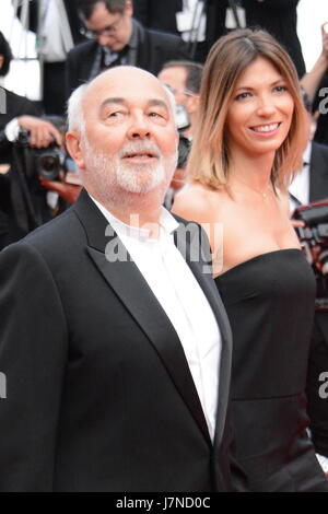 Cannes, France. 25 mai, 2017. Gérard Jugnot assister à la 'Twin Peaks' le dépistage au cours de la 70e assemblée annuelle du Festival du Film de Cannes au Palais des Festivals le 25 mai 2017 à Cannes, France. Credit : Frederick Injimbert/ZUMA/Alamy Fil Live News Banque D'Images