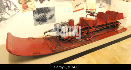 1941 Eliason Motor Toboggan, Modèle D, quatre roues motrices auto Co., WI Clintonville Lyman & Merrie bois Musée de l'histoire de Springfield DSC04169 Banque D'Images
