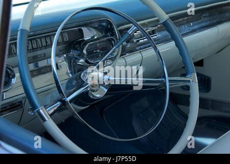 1958 Cadillac Sedan de Ville Dash Banque D'Images