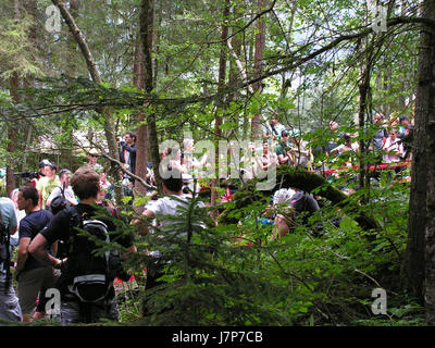 2011 et de vélo de montagne UCI Championnats du Monde 04 Essais cliniques Banque D'Images