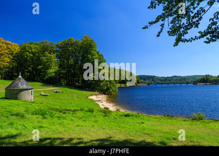 France, Creuse, Lac de Vassivière, Beaumont du Lac, Ile de Vassivière, lieu de détente Banque D'Images