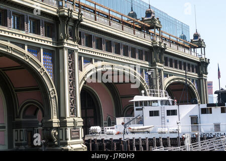 Le Terminal de Ferry Maritime de batterie, NYC, USA Banque D'Images