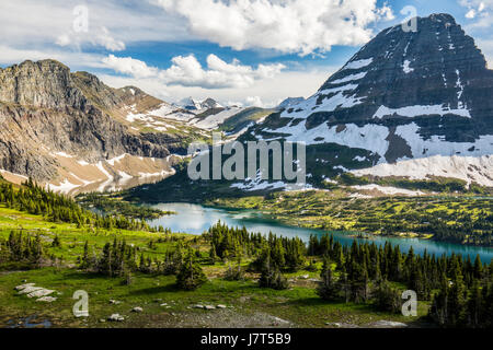 Hidden Lake / Lac glacier / Montana / paysage Banque D'Images