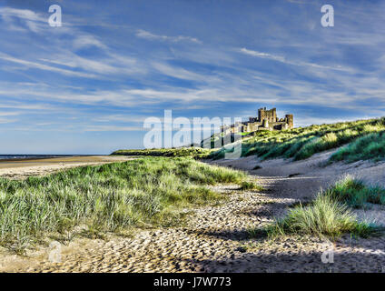 Art-Image picturale, Northumberland, Angleterre du Nord-Est Banque D'Images