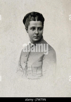 Ce portrait d'Annie Besant, peint par A. H. Ritchie, capture l'influent réformateur social et théosophiste britannique. Besant a joué un rôle clé dans la politique, l'éducation et les droits des femmes à la fin du XIXe siècle et au début du XXe siècle. Banque D'Images