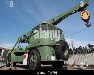 1960 Camion grue Routiere Griffet, Cité du train photo 8 Banque D'Images