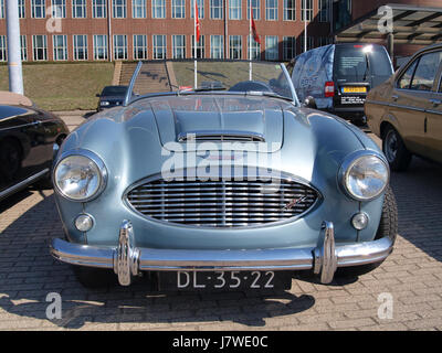 1956 Austin Healey 1006 inscription licence néerlandais, DL 3522, pic1 Banque D'Images