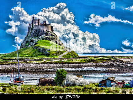 Art-Image picturale, Northumberland, Angleterre du Nord-Est Banque D'Images