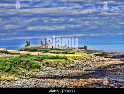 Art-Image picturale, Northumberland, Angleterre du Nord-Est Banque D'Images