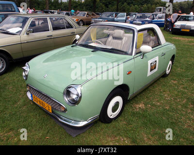 1991 Nissan Figaro, néerlandais d'enregistrement des licences 03 LBN 3 p1 Banque D'Images