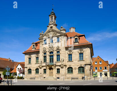 Mairie, Ellingen, Lakeland franconien, naturel Altmuehltal préserver, Middle Franconia, Franconia, Bavaria, Germany Banque D'Images