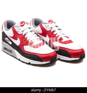 Air max rouge on sale blanche