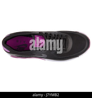 W Nike Air Max 90 femmes essentiel ultra violet et noir - Chaussures de course 724981-003 Banque D'Images