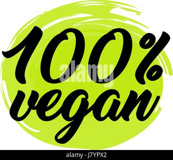 Un logo bio et vegan Illustration de Vecteur