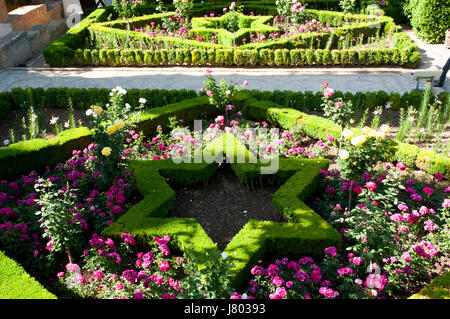 Paradise Gardens dans l'Alhambra - Granada - Espagne Banque D'Images