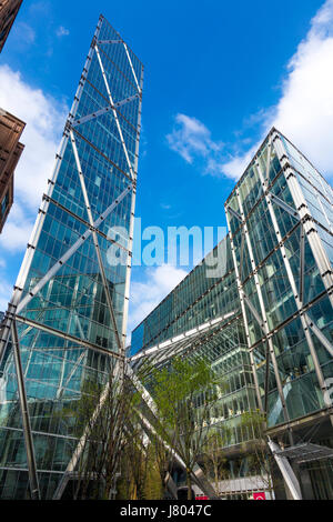 Immeuble de bureaux modernes (Broadgate Tower, London, UK) Banque D'Images