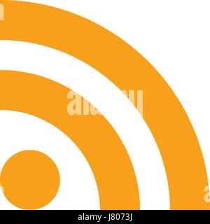 flux RSS Illustration de Vecteur