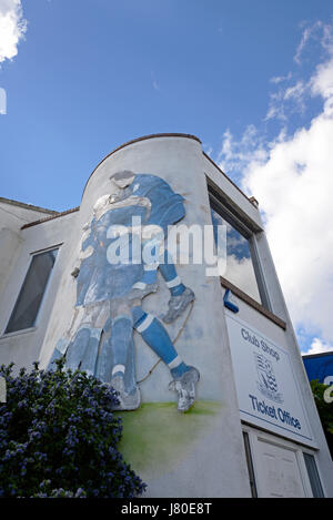 Southend United football Ground billetterie et boutique de club à Roots Hall à Victoria Avenue Southend on Sea, Essex, Royaume-Uni Banque D'Images