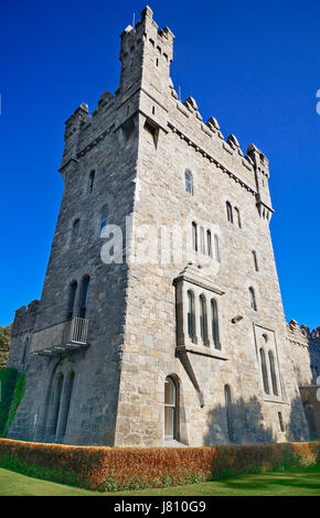 L'Irlande, comté de Donegal, le parc national de Glenveagh Castle Glenveagh, construit entre 1867 et 1873 pour la région de John George Adair. Banque D'Images