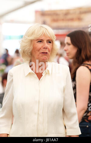 Hay Festival 2017 - Hay-on-Wye, au Pays de Galles, Royaume-Uni - mai 2017 - s.a.r. camilla duchesse de Cornouailles au Hay Festival - Steven mai / alamy live news Banque D'Images