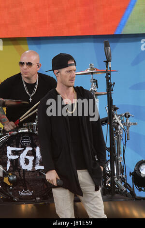 New York, USA. 26 mai, 2017. Floride Géorgie Line et Nelly effectuer pour Good Morning America Concert Series dans Central Park à New York. Credit : Bruce Cotler/Globe Photos/ZUMA/Alamy Fil Live News Banque D'Images