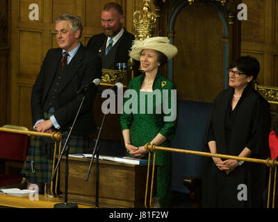 Edinburgh, Royaume-Uni. 26 mai, 2017. L'Assemblée générale de l'Église d'Écosse. Jour 7 : La Princesse Royale offre son discours de clôture de l'Assemblée générale.Crédit : Andrew O'Brien/Alamy Live News Banque D'Images