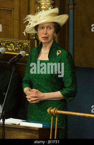 Edinburgh, Royaume-Uni. 26 mai, 2017. L'Assemblée générale de l'Église d'Écosse. Jour 7 : La Princesse Royale offre son discours de clôture de l'Assemblée générale.Crédit : Andrew O'Brien/Alamy Live News Banque D'Images