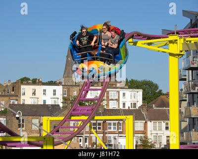 Margate, Kent, UK. 26 mai, 2017. Le parc d'attractions Dreamland Margate dans le Kent. La soirée de lancement. Le parc d'attractions Dreamland Margate Crédit : Kent Cabanel/Alamy Live News Banque D'Images