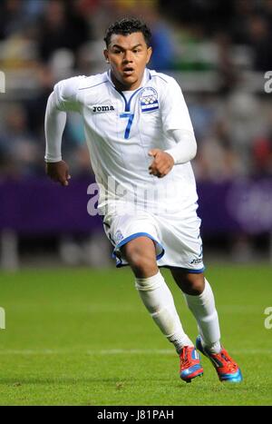 MARIO MARTINEZ HONDURAS & REAL ESPANA LES JEUX OLYMPIQUES DE 2012 À LONDRES FOOTBALL, ESPAGNE / HONDURAS ST JAMES PARK, Newcastle, Angleterre 29 juillet 2012 GAN55756 ATTENTION ! Cette photo ne peut être utilisée que pour les journaux et/ou à des fins d'édition de magazines. Ne peut être utilisé pour les publications impliquant 1 joueur, 1 ou 1 Concours Club sans autorisation écrite de Football DataCo Ltd. Pour toute question, veuillez communiquer avec le Football DataCo Ltd au  +44 (0) 207 864 9121 Banque D'Images