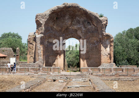 La Villa d'Hadrien (Villa Adriana), Tivoli, Italie Banque D'Images