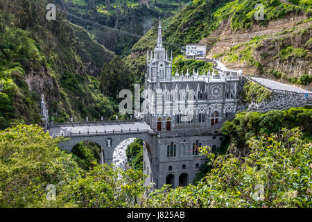 Sanctuaire de Las Lajas - Ipiales, Colombie Banque D'Images