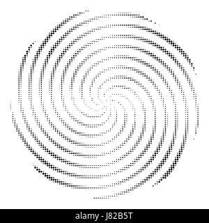 Abstract swirl vecteur des points de trame Illustration de Vecteur