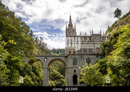 Sanctuaire de Las Lajas - Ipiales, Colombie Banque D'Images