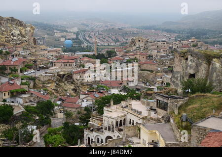 Avis de montgolfières en Cappadoce Banque D'Images