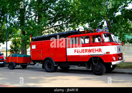 Véhicules véhicules anciens pompiers 2011 feuerwehrsternfahrt restaurations rétro Banque D'Images