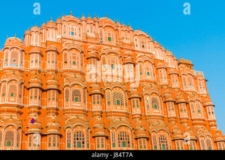 Hawa Mahal - Palais des Vents, Jaipur, Inde. Banque D'Images