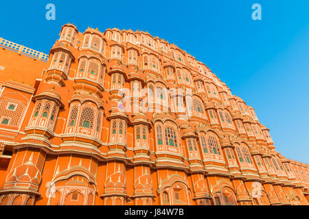 Hawa Mahal - Palais des Vents, Jaipur, Inde. Banque D'Images