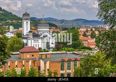 L'église Holy Trinity (Biserica Sfanta Treime), une église orthodoxe roumaine construite en 1934-1937. Banque D'Images