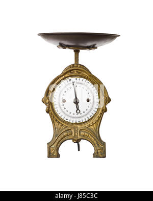 Isolé de l'objet mobilier date heure heure vintage studio équilibre rare Banque D'Images