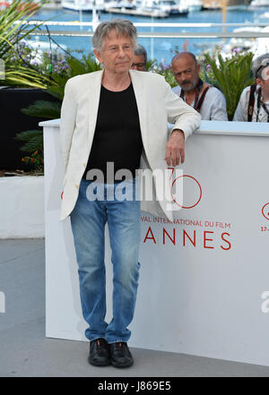 Cannes, France. 27 mai, 2017. CANNES, FRANCE. 27 mai 2017 : Roman Polanski au photocall pour "basé sur une histoire vraie" à la 70e Festival de Cannes, Cannes, France. Crédit photo : Sarah Stewart/Alamy Live News Banque D'Images