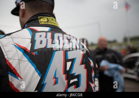 Lydden Hill Race Circuit, Kent, UK. 27 mai 2017. Pilote de course Ken Block (USA) au Championnat du Monde FIA RallyCross Lydden Hill au cycle 5 du circuit de course, à l'occasion du 50e anniversaire de Rally Cross. Crédit : KEVIN BENNETT/Alamy Live News. Banque D'Images