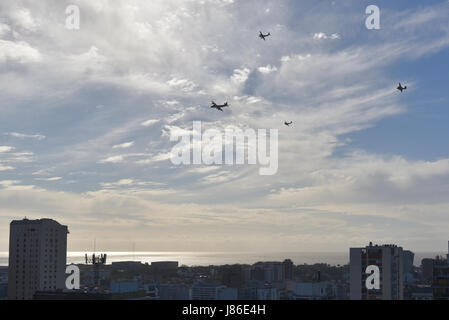 Buenos Aires, Argentine. 27 Mai 2017 : Argentine Air Force pendant les célébrations du 207e anniversaire de la Révolution de mai à Buenos Aires. Banque D'Images